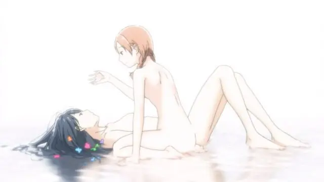 Escena de la serie de anime Aoi Hana