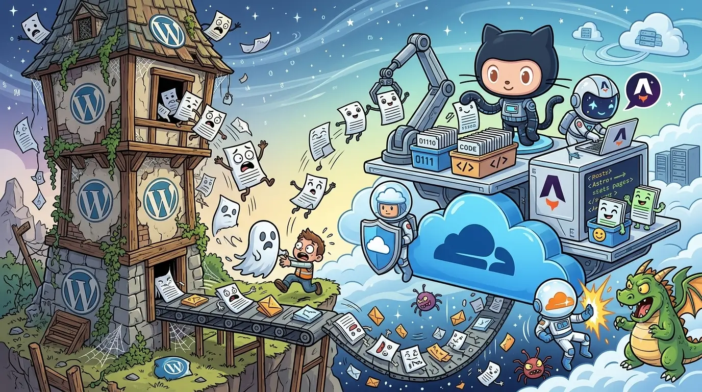 Migrando todo el contenido de Wordpress a Cloudflare con Github y Astro